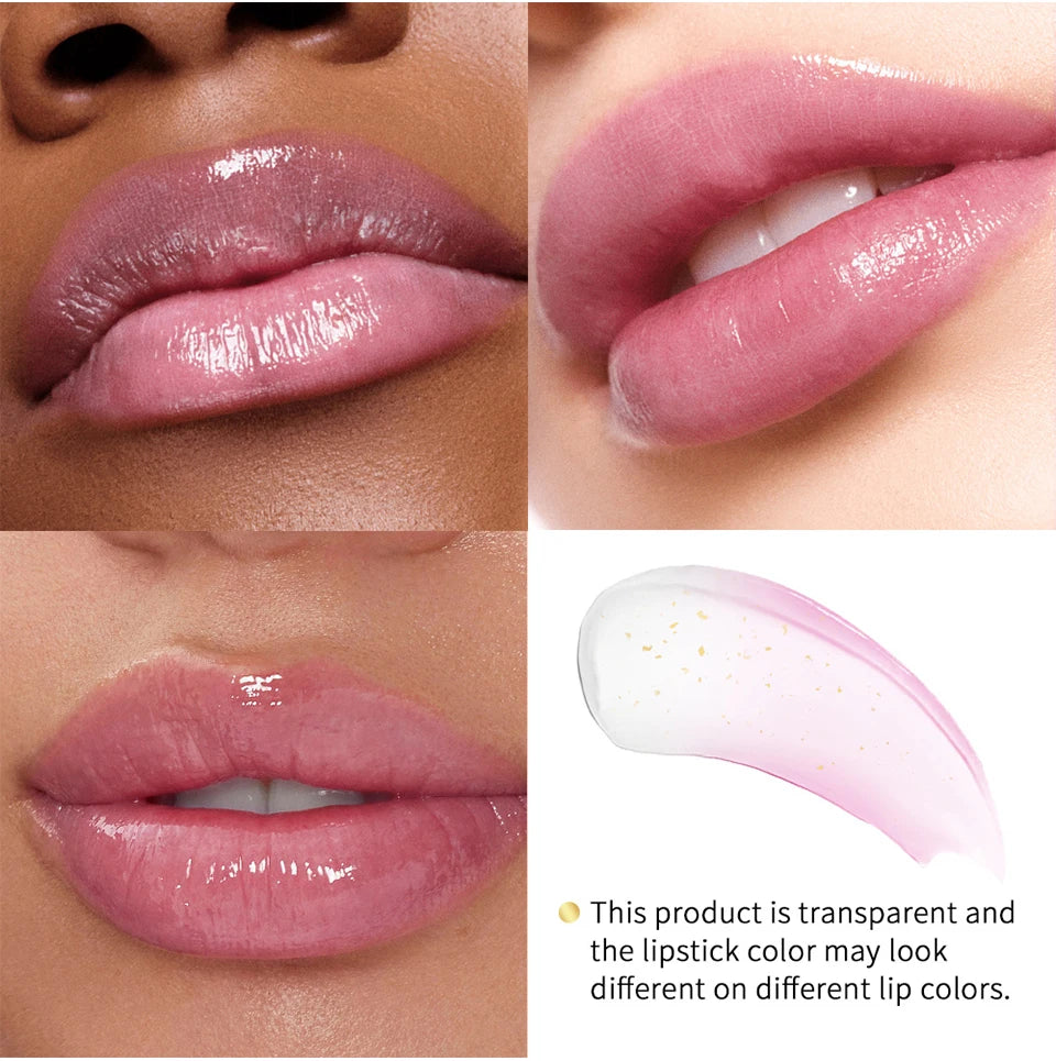 Gold Flake Color Changing Lip Balm Moisturizing Lipstick