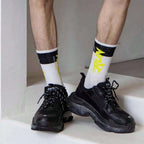 Polyester Spandex Crew Sports Socks