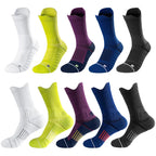 Nylon Elastane Men Athletic Sport Socks