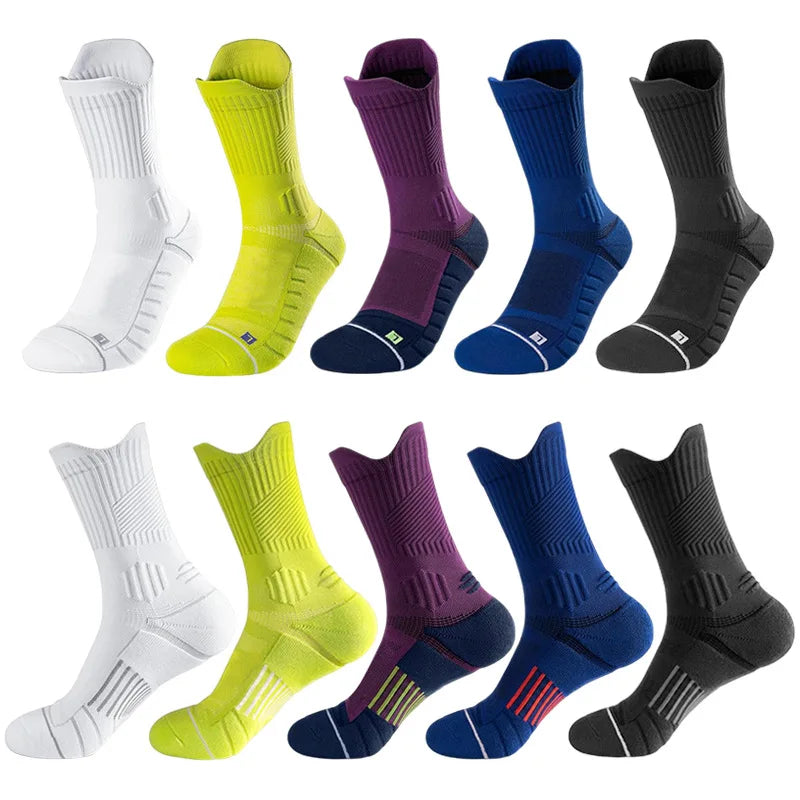 Nylon Elastane Men Athletic Sport Socks