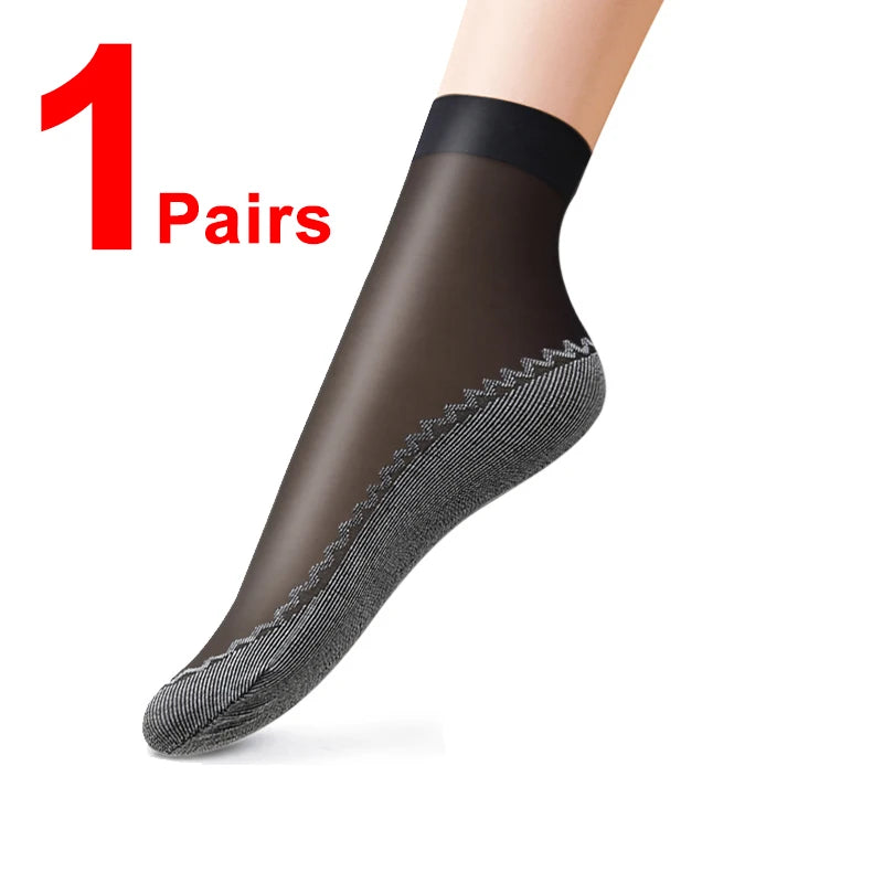 Nylon Breathable Invisible Boat Socks Women - 28