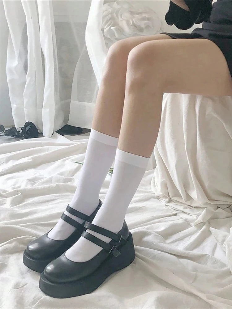 Nylon Spandex Women Casual Socks Set