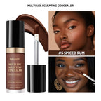5 Color Liquid Face Concealer Waterproof Oil Control Foundation