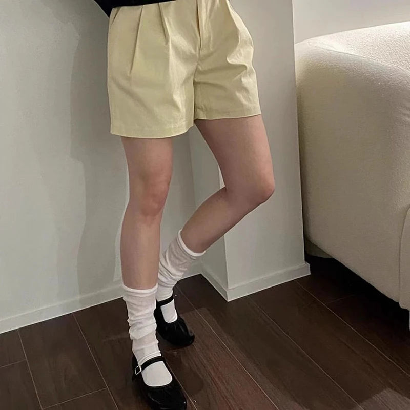 Polyester Blend Mid Tube Casual Socks for Women