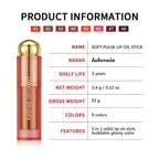 Tinted Lip Oil Stick Moisturizing Glossy Plumping Lipstick