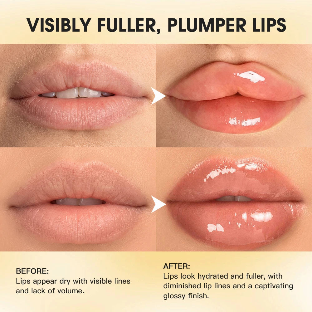 Spicy Lip Plumping Serum Gloss Hydrating Volumizer