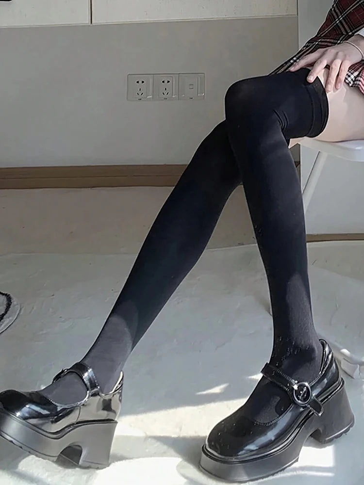Nylon Spandex Women Casual Socks Set - 4