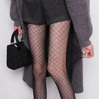 Geometric Pattern Nylon Mesh Pantyhose
