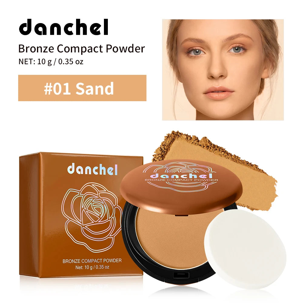 Matte Bronze Pressed Powder Face Contouring Makeup - 20