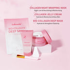 Collagen Skincare Set Deep Nourishment Face Cream and Mask