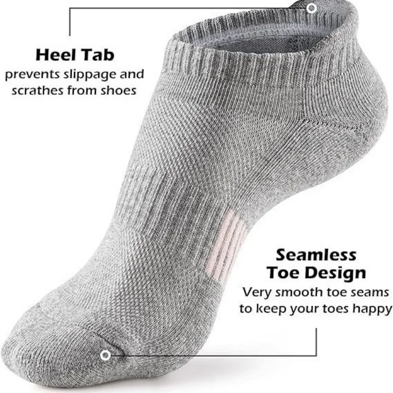Polyester Elastane Athletic Ankle Socks