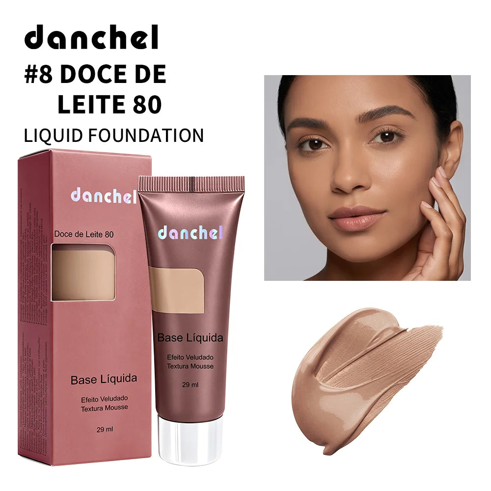 Liquid Foundation Velvet Matte Face Makeup - 25