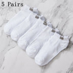 Polyester Elastane Low Cut Ankle Socks For Men
