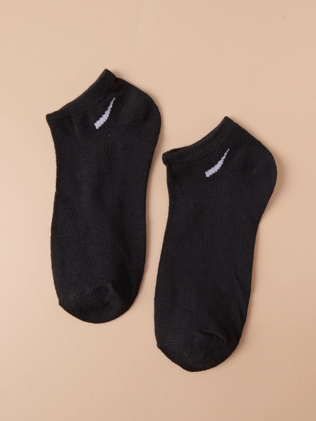 Polyester Elastane Ankle Socks Casual Knit Low Tube