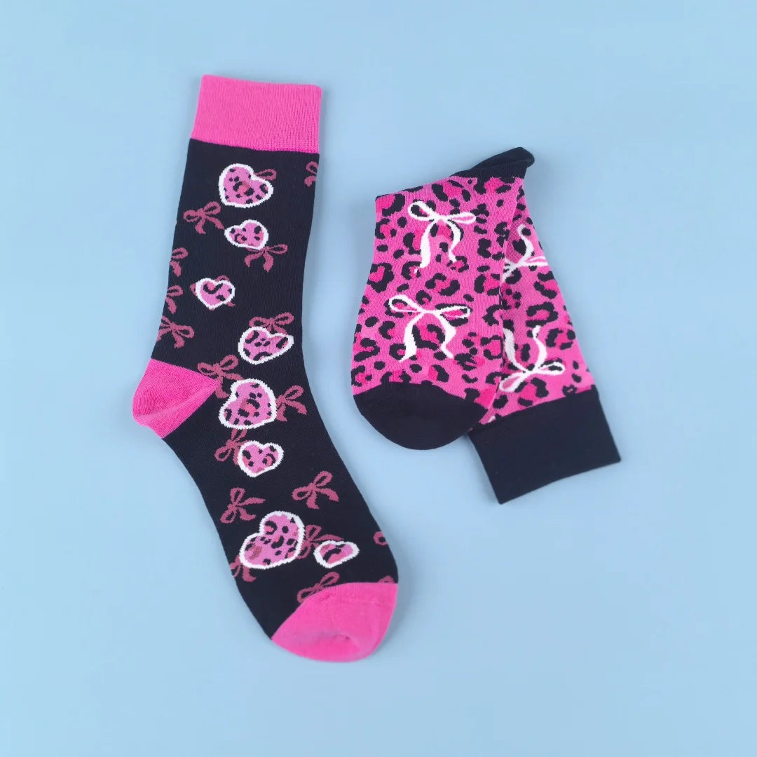 Cotton Blend Mid Calf Holiday Socks