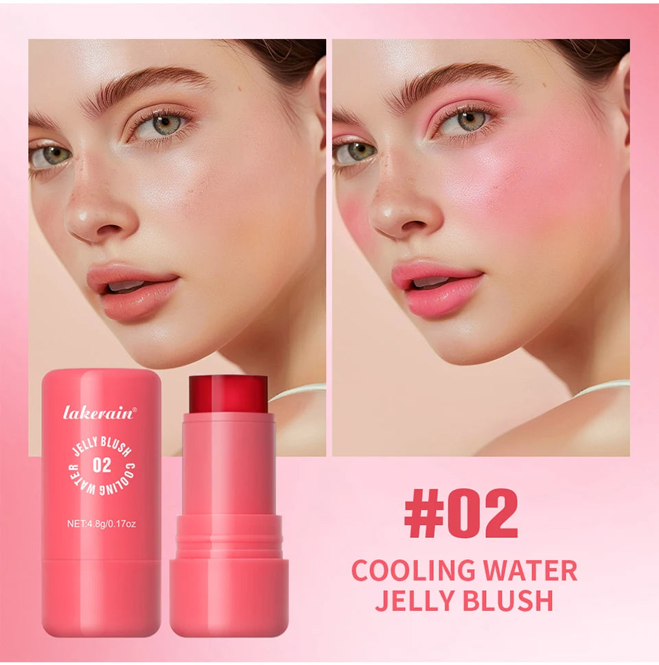 Cooling Water Jelly Tint Blush Stick for Lips and Cheeks - 11