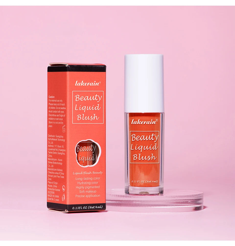 Liquid Blush Face Cheek Tint Waterproof Long Lasting Pigmented Makeup - 18