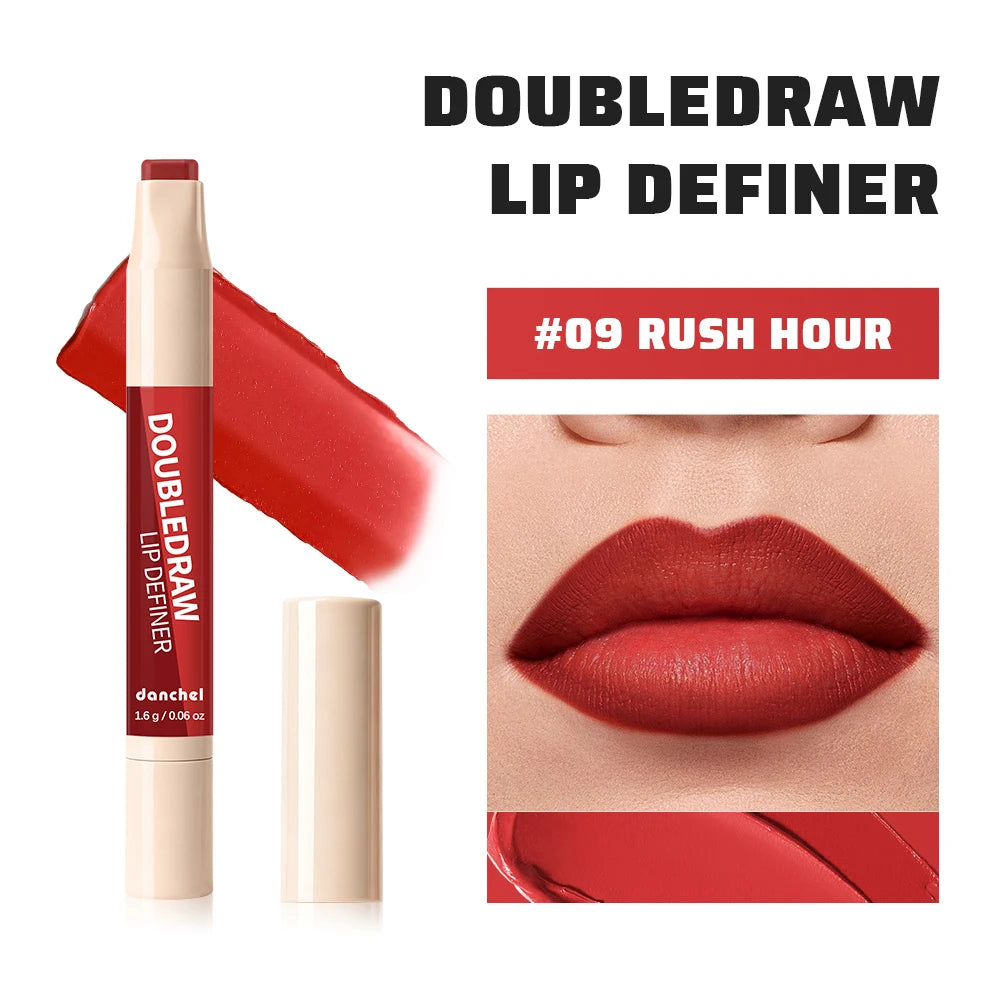 Dual Ended Matte Lip Liner and Gloss Pencil - 22