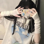 Nylon Fingerless Elbow Length Arm Warmers