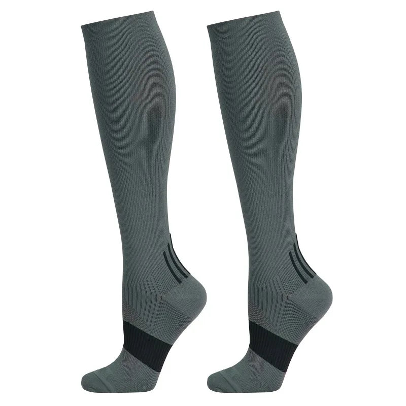 Nylon Elastane Compression Socks for Sports and Travel - 14
