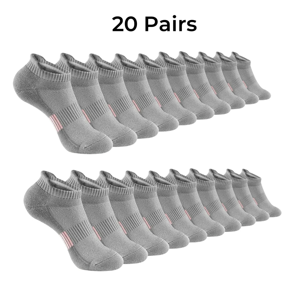 Polyester Elastane Athletic Ankle Socks