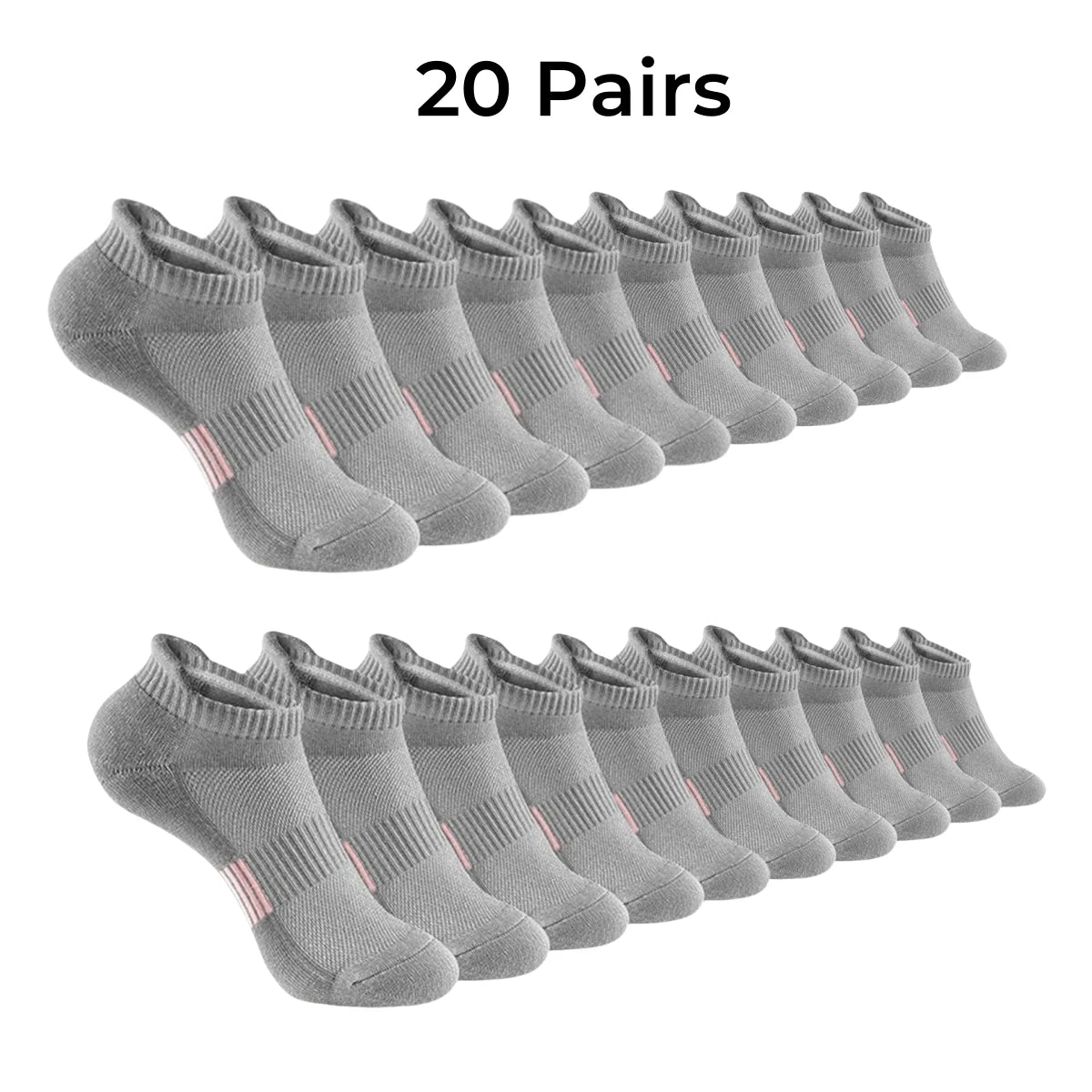 Polyester Elastane Athletic Ankle Socks