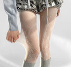 Nylon Lace Star Pattern Pantyhose Mesh Tights