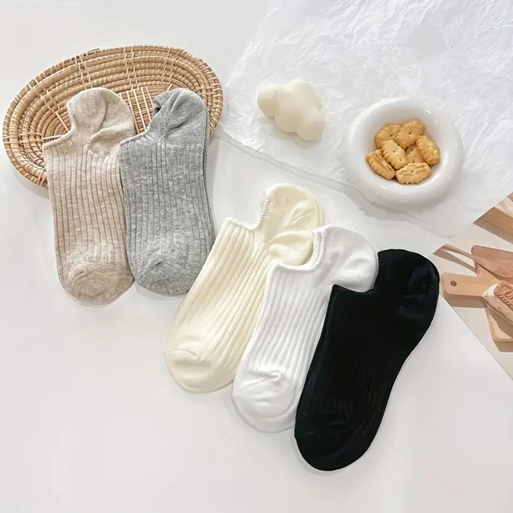 Polyester Elastane Low Tube Ankle Socks