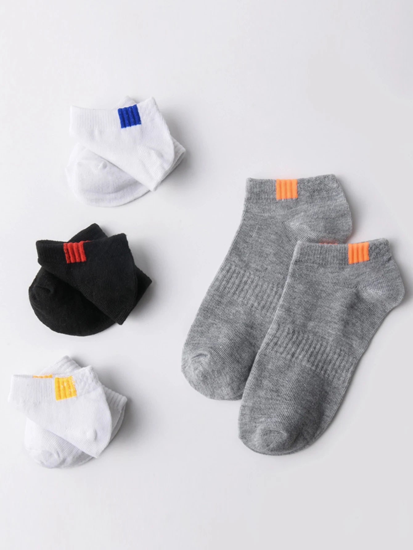 Polyester Elastane Low Cut Ankle Socks For Men - 8