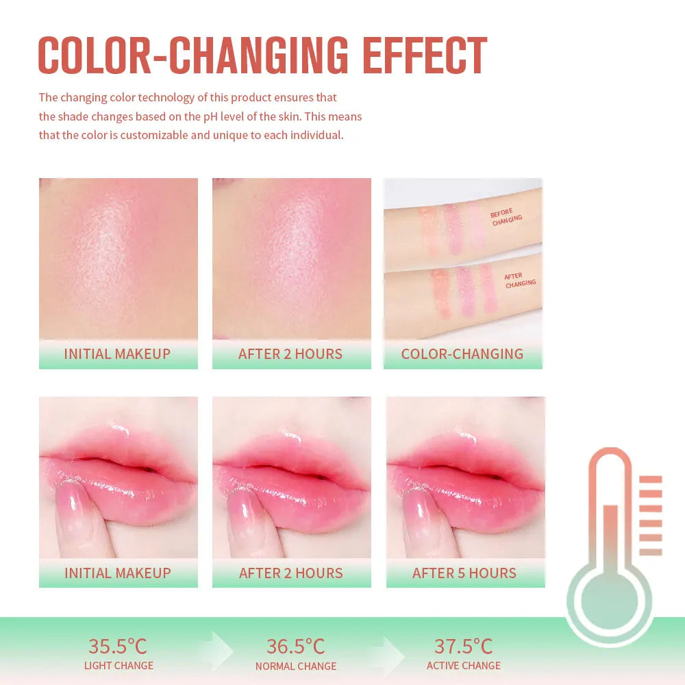 Cream Blush Stick Tinted Moisturizing Face Makeup