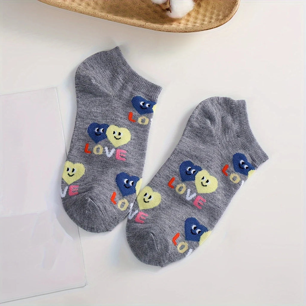 Polyester Elastane Low Tube Casual Socks for Women