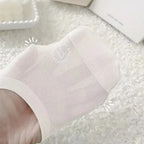 Cotton Elastane Blend Low Cut Invisible Socks