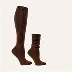Polyester Elastane Knitted Calf Socks