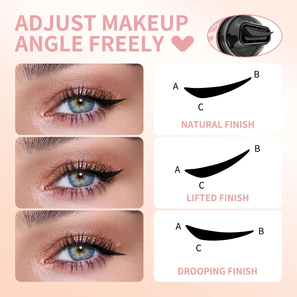 Liquid Eyeliner Stamp Waterproof Winged Eye Makeup Pen