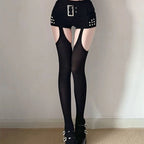 Nylon Elastane Suspender Stockings Over The Knee Tights