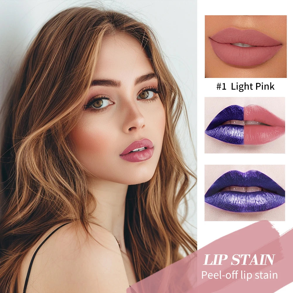 Waterproof Peel Off Lip Stain Moisturizing Long Lasting Liquid Lipstick