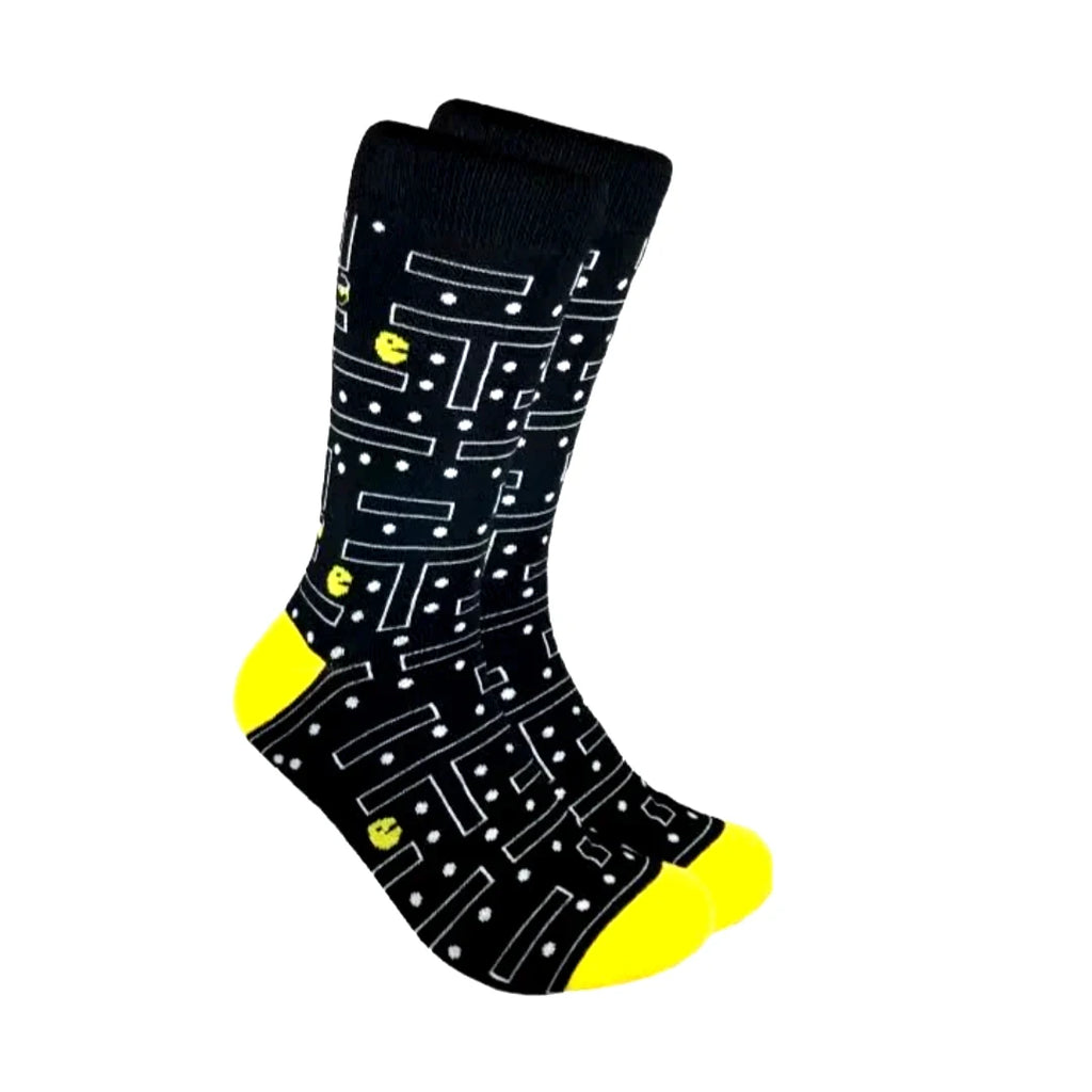 Cotton Blend Unisex Gaming Pattern Crew Socks