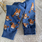 Cotton Blend Mid Calf Sloth Weightlifting Socks