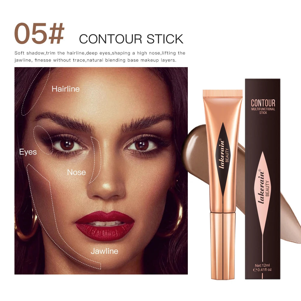 Liquid Face Contour Highlighter and Blush Wand Makeup Applicator - 33