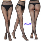 Nylon Spandex Jacquard Patterned Fishnet Pantyhose Tights
