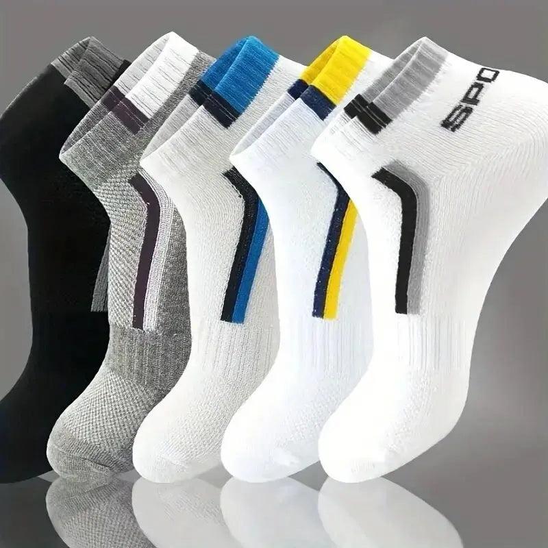 Polyester Blend Low Cut Casual Sports Socks