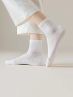 10 Pair Women Polyester Elastane Low Tube Ankle Socks