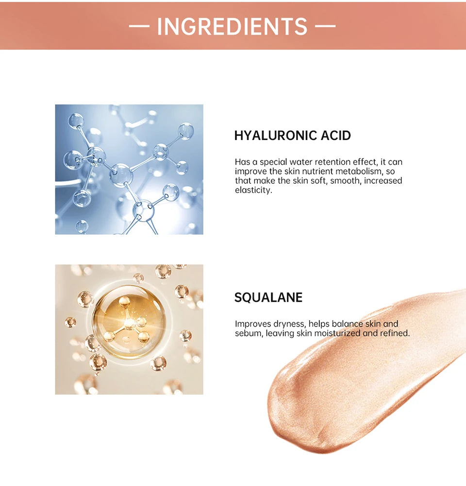 Liquid Face Highlighter Makeup Glow Serum - 12