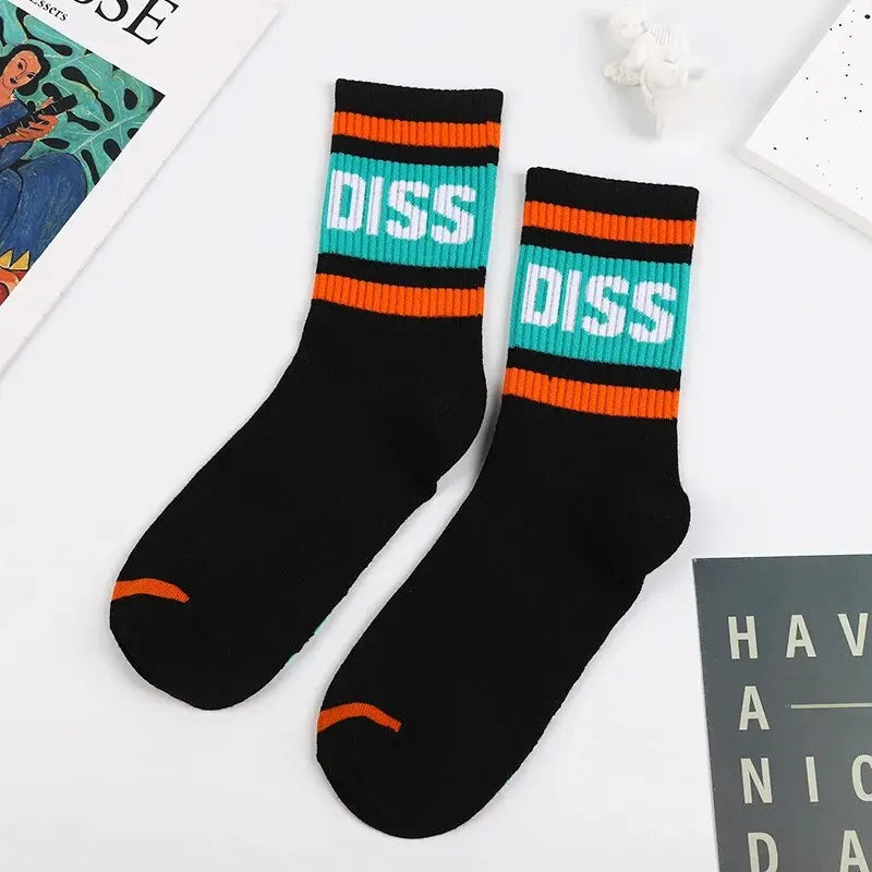 Polyester Elastane Blend Crew Socks Set