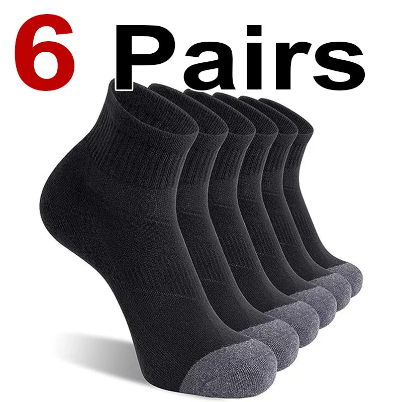 Polyester Elastane Crew Socks For Sports And Daily Wear - 8