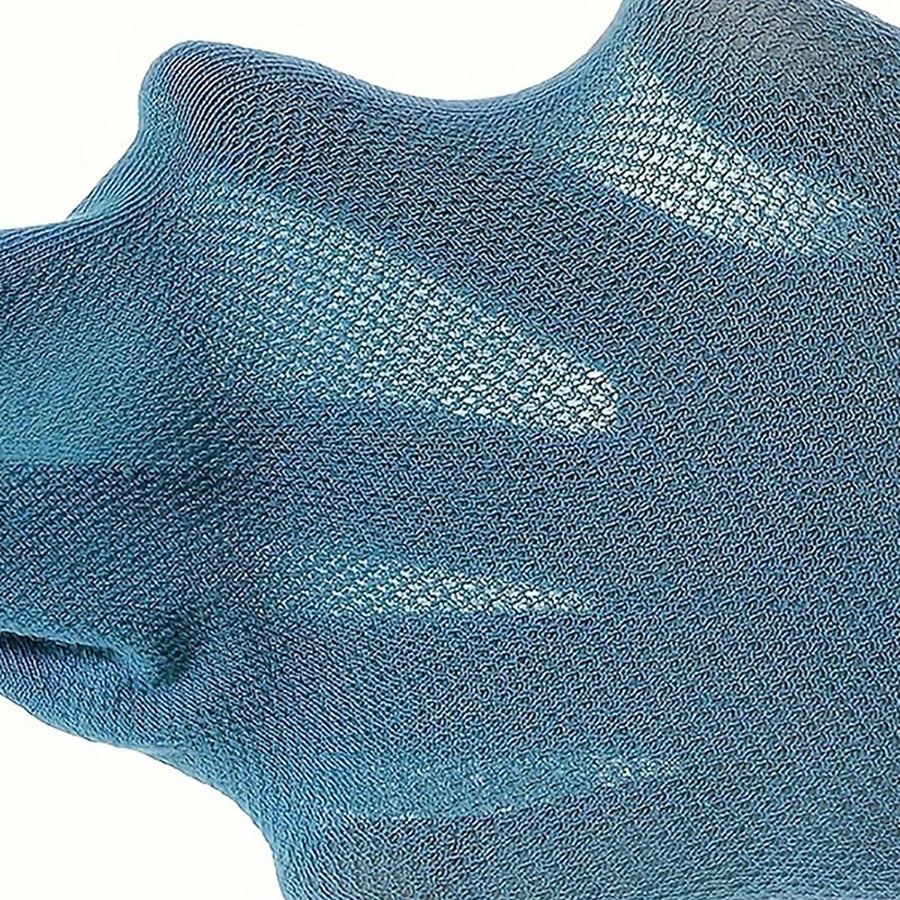 10 Pairs Polyester Spandex Low Cut Ankle Socks for Men - 5