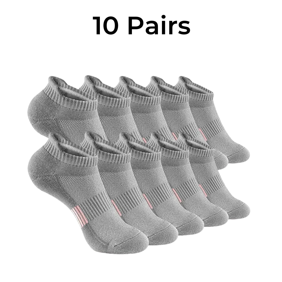 Polyester Elastane Athletic Ankle Socks - 8