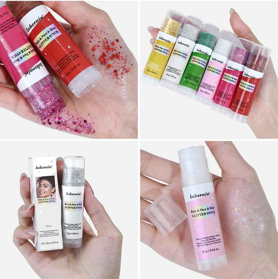 Glitter Balm Stick for Face and Body