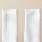 3 Pairs Polyester Spandex Mid Tube Socks