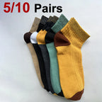 Polyester Elastane Crew Socks For Men